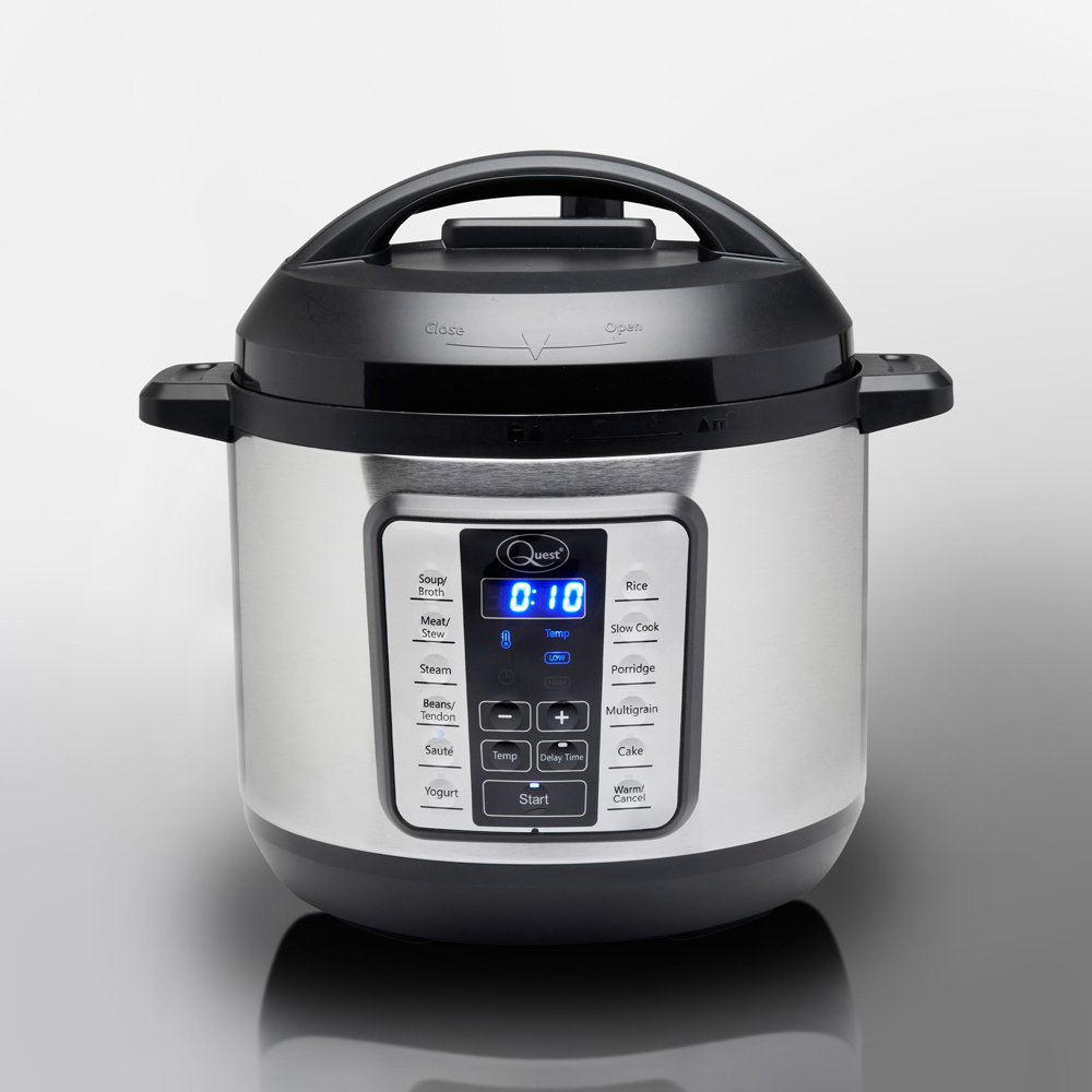Quest 63009 12-in-1 Black 6L Electric Pressure Cooker 1000W Image 6