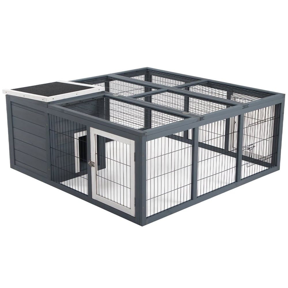 PawHut Pet Hutch Image 1