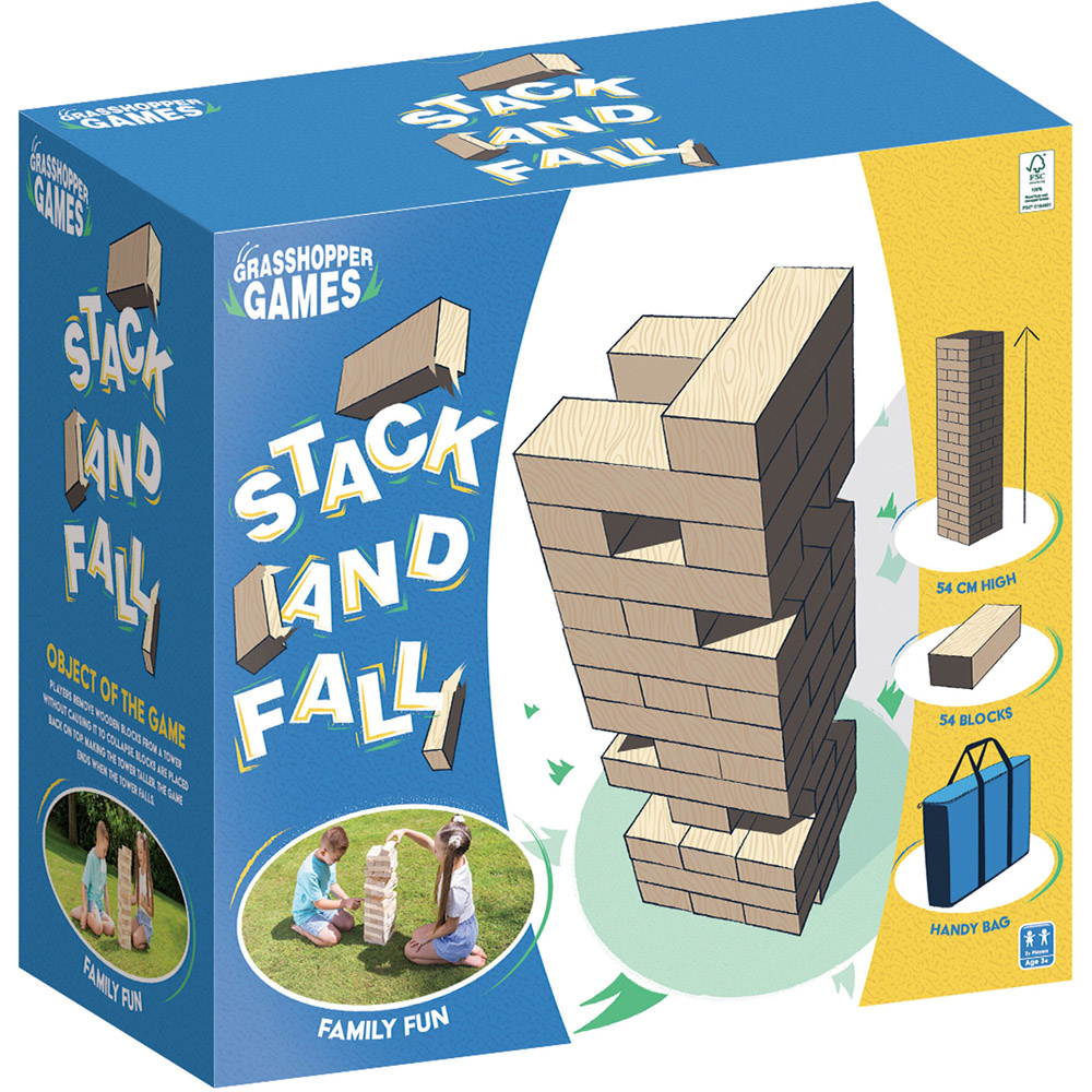 Toyrific Grasshopper Games Kids Giant Stack 'N' Fall Image 3