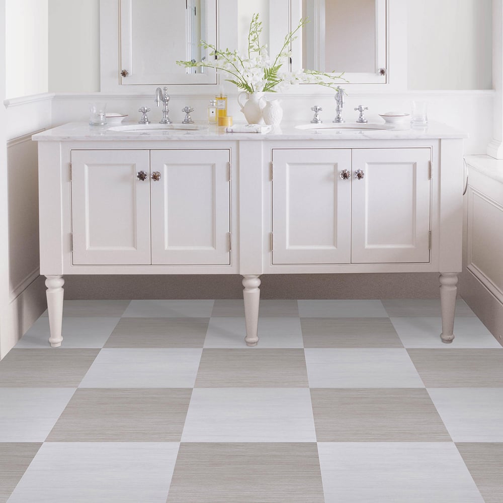 Floorpops Kingsley Brown Natural Peel and Stick Floor Tile 30.48 x 30.48cm 10 Pack Image 7