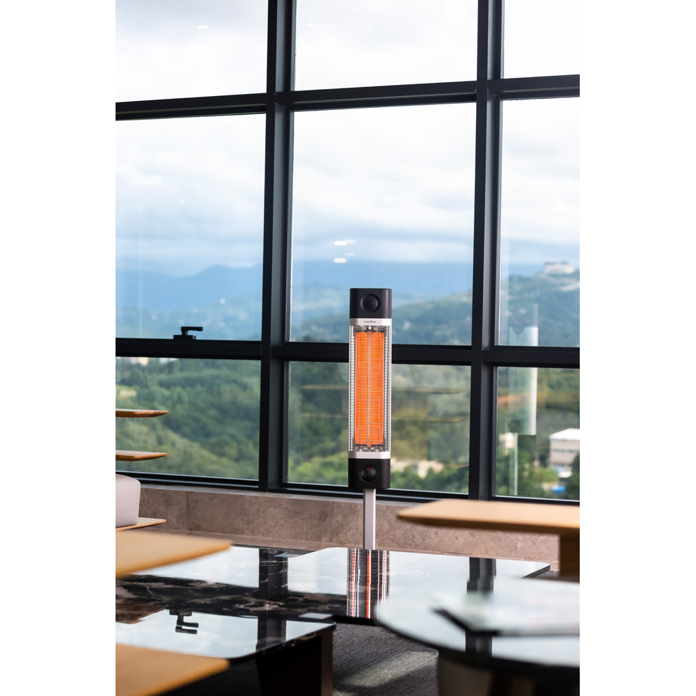 Veito CH1800RE Black Freestanding Indoor Infrared Heater 1800W Image 4