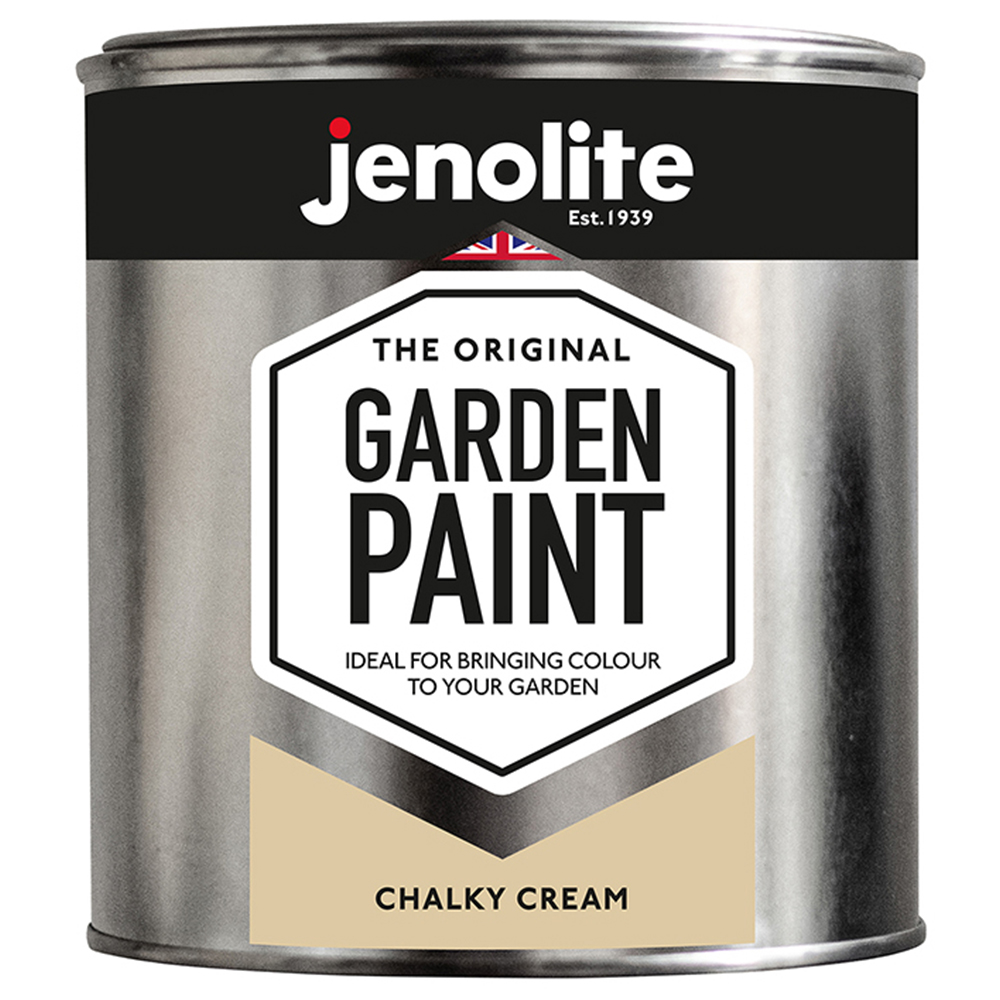 Jenolite Garden Paint Chalky Cream 1L Image 2