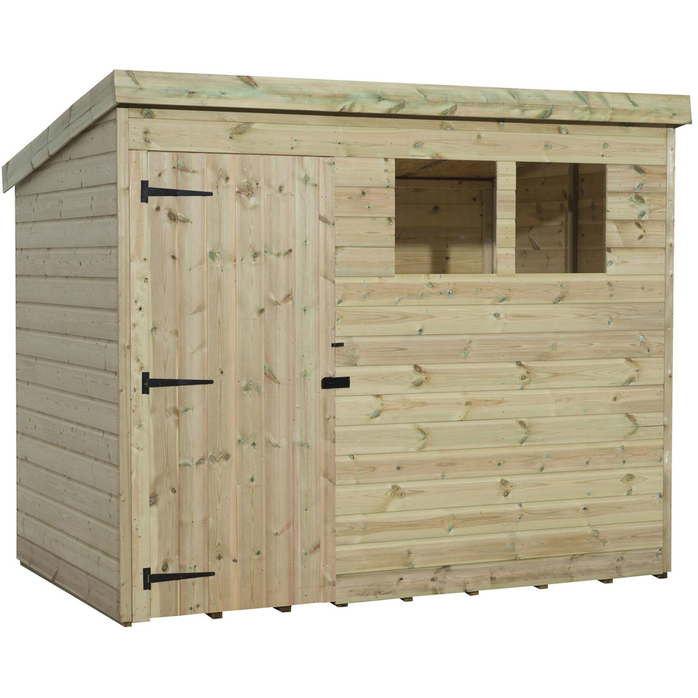 Empire Sheds 1500 8 x 3ft Door Tongue and Groove Pent Garden Shed Image 1