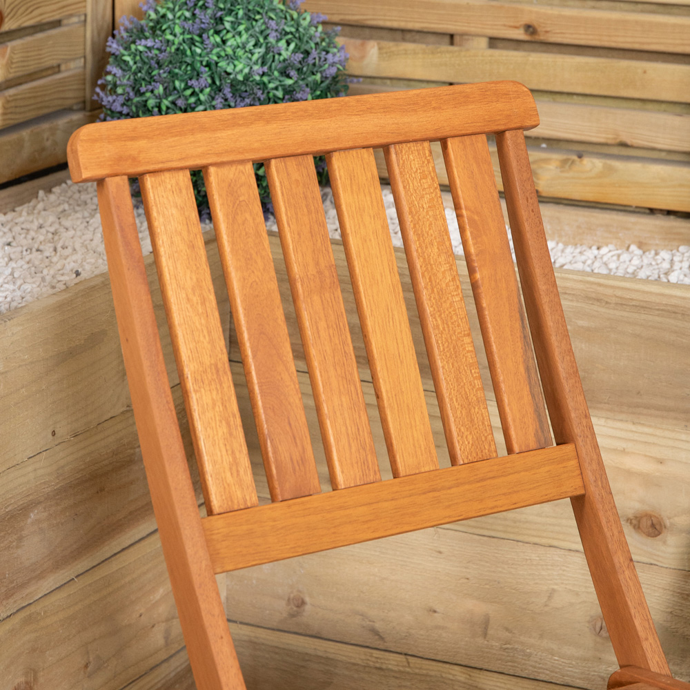 Samuel Alexander Set of 4 Wooden Folding Chair Image 5