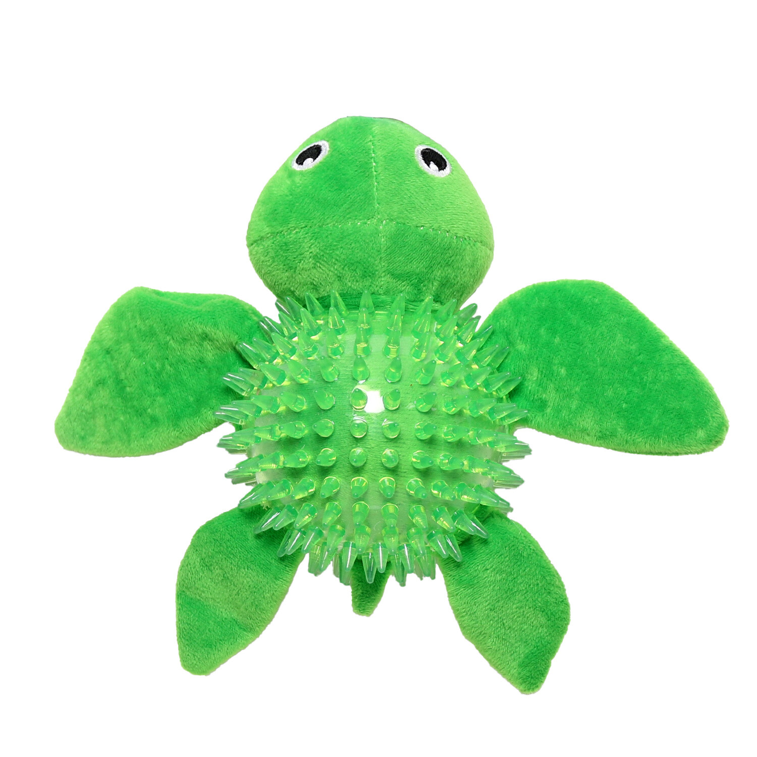 Spikey TPR Turtle Dog Toy Image 4