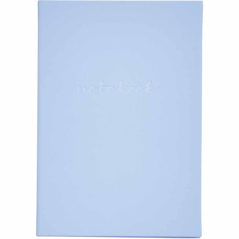 Wilko A5 Notebook Blue Image 1
