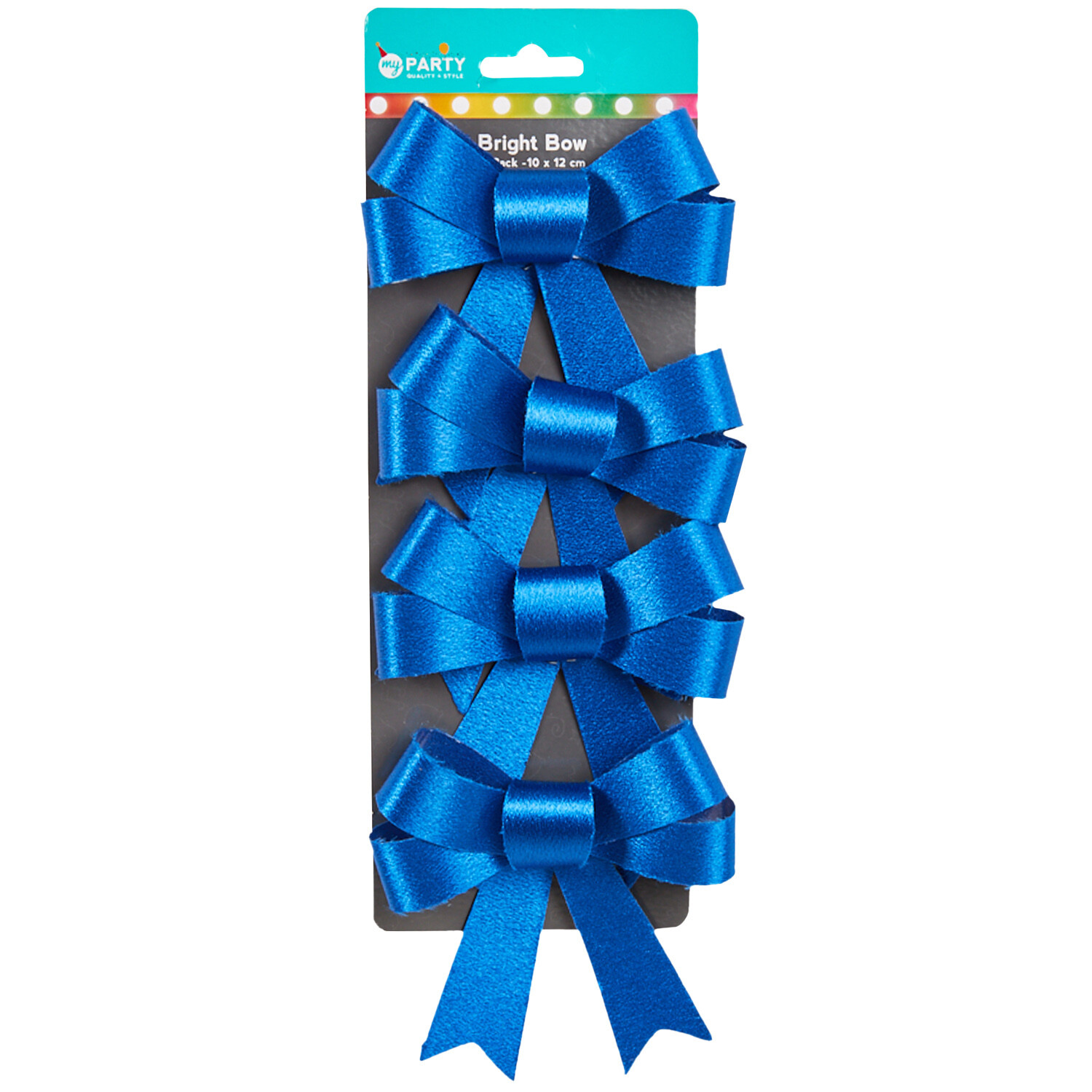 Pack of 4 Bright Bow Pack - Multicolour Image 2