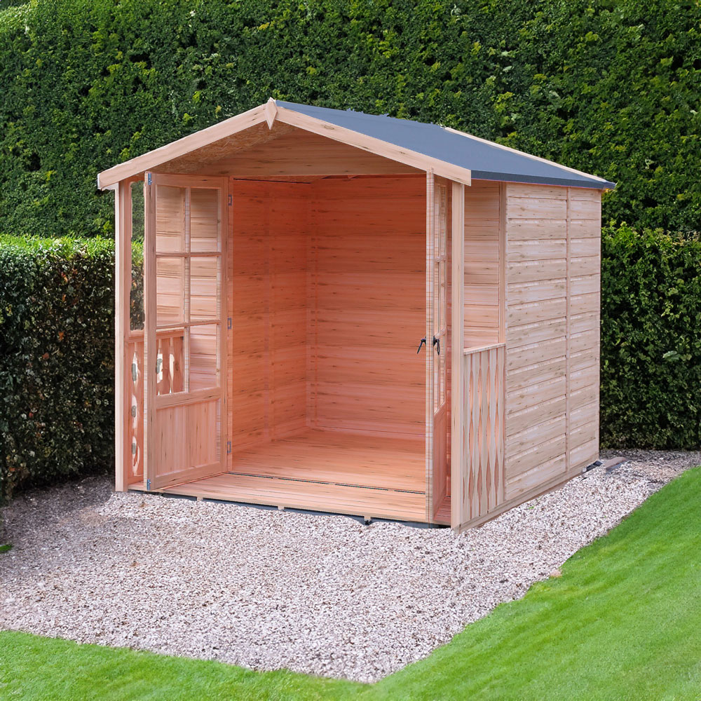 Shire Alnwick 7 x 7ft Double Door Traditional Summerhouse Image 4