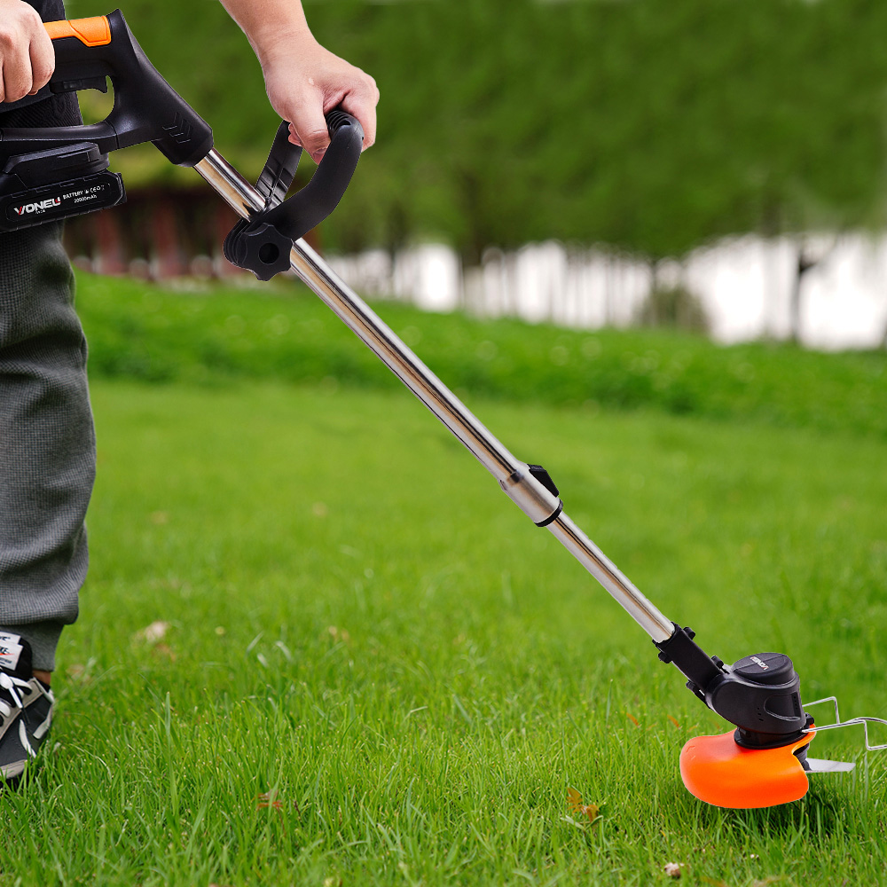 Living and Home ZX0017 Electric Cordless 20cm Lawn Mower with Battery and Charger Image 8