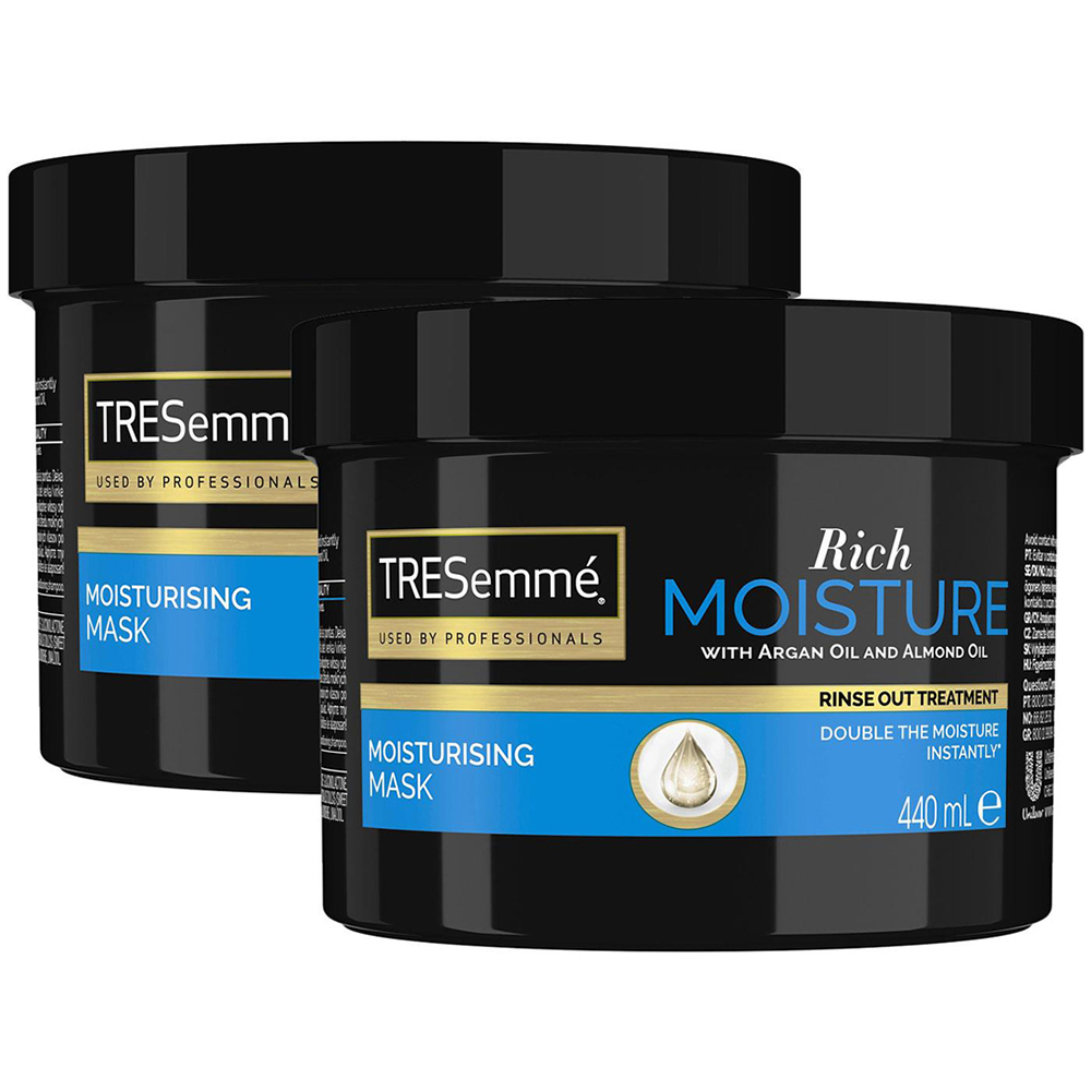 TRESemme Rich Moisture Mask 440ml 2 Pack Image 1
