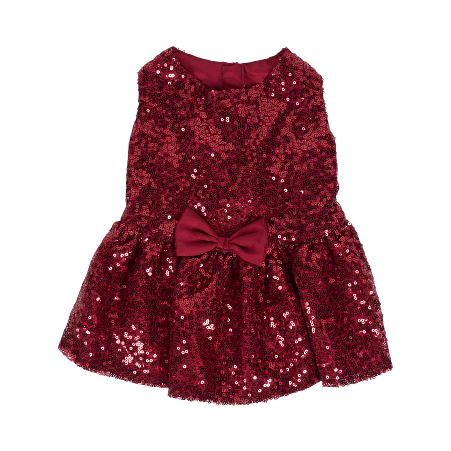 Sparkly Christmas Dog Dress XS Image 1