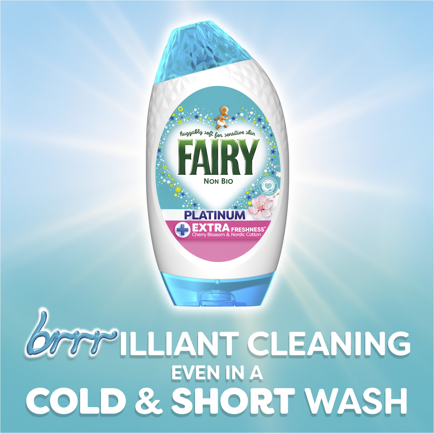 Fairy Non Bio Washing Gel 891ml Image 4