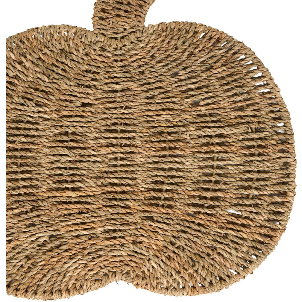 Woven Pumpkin Placemat Brown Image 2
