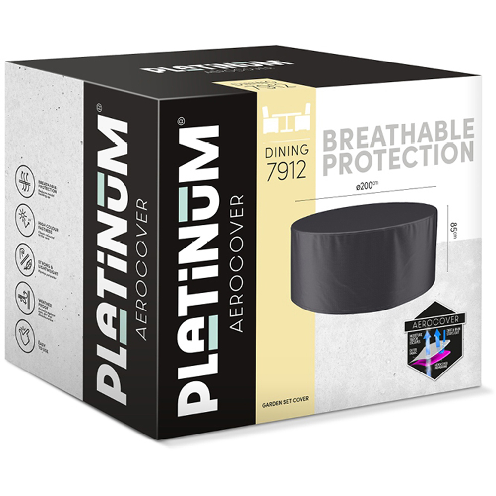 Platinum AeroCover Waterproof Patio Set Cover 85 x 200 x 200cm Image 2