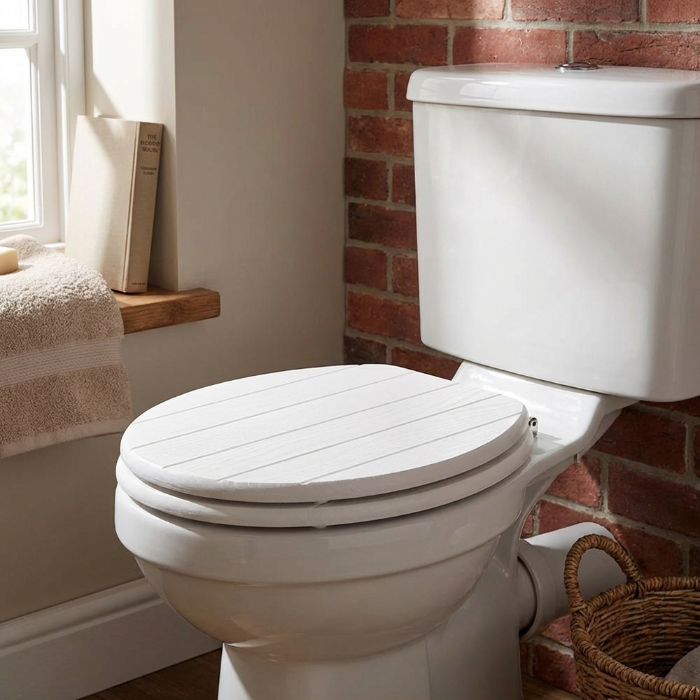Kingsbury Toilet Seat - White Image 7