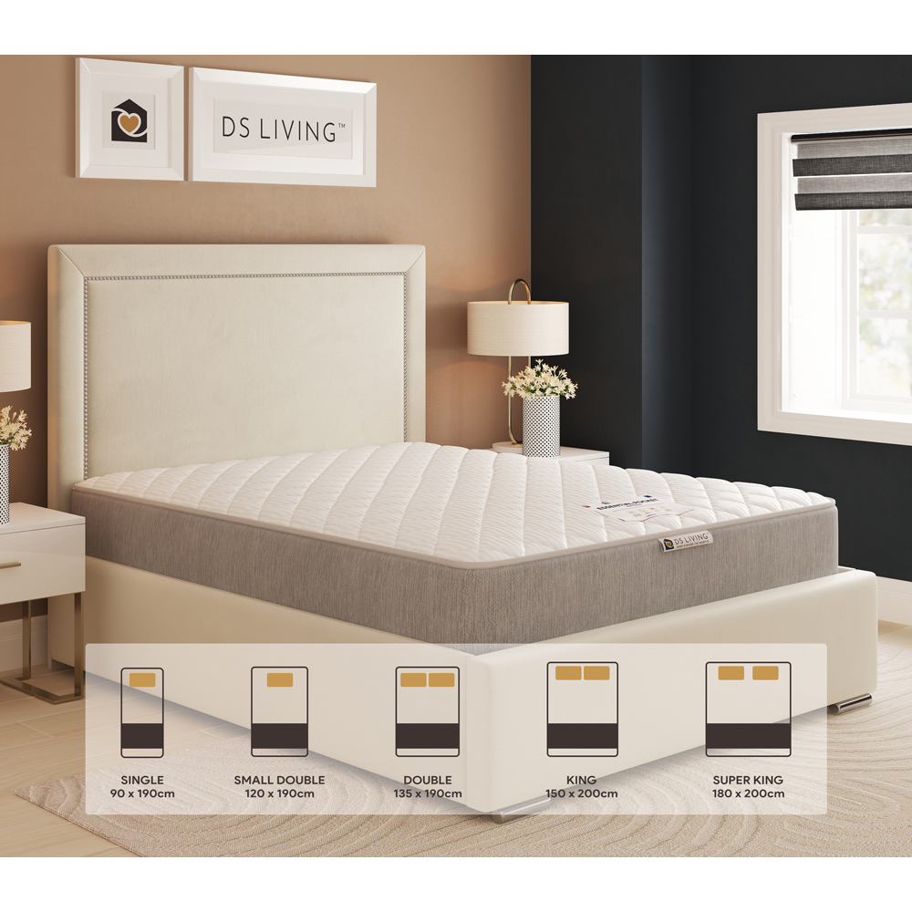 DS Living Luxe Double 800 Pocket Comfort Layer Sprung Mattress Image 8