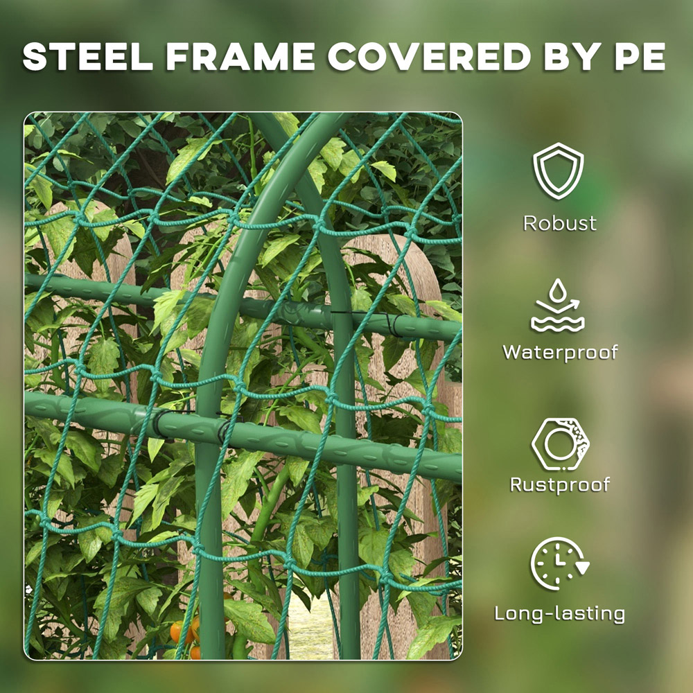 Outsunny 6 x 5.9ft Garden Trellis Image 6
