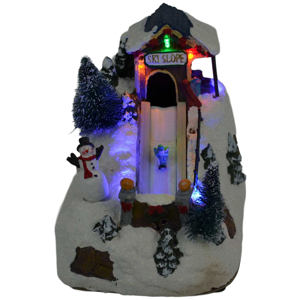 Shatchi Christmas LED Musical Sculpture Nativity Set 19 x 14cm Image 1