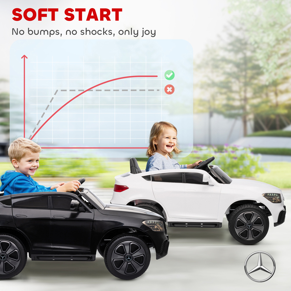 Tommy Toys Black Mercedes Benz GLC Licensed Kids Ride on Car with Remote Image 6