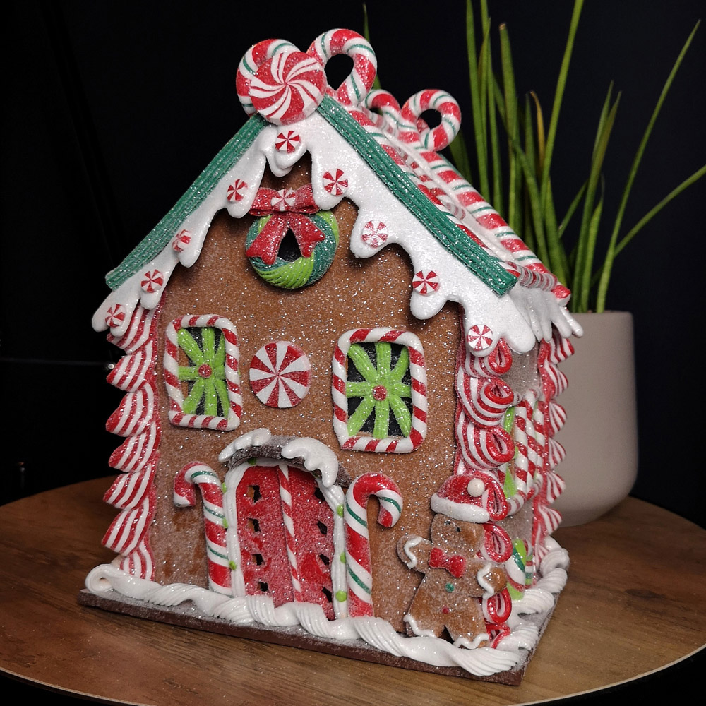 Samuel Alexander LED Gingerbread Candy Chalet Christmas Decoration 23cm Image 4