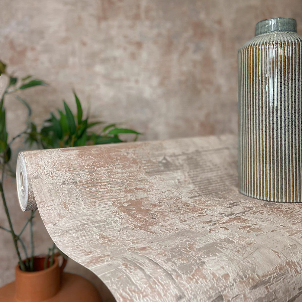 Belgravia Decor Plaster Beige Wallpaper Image 6