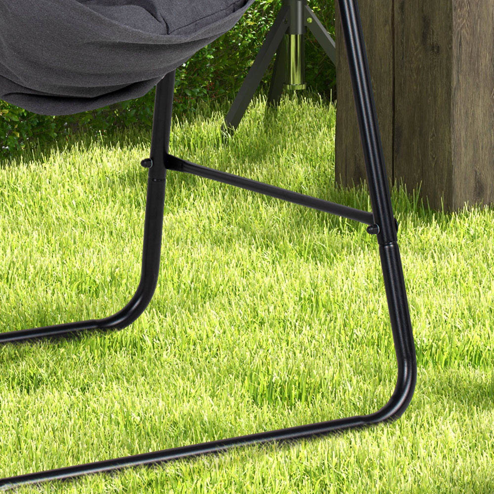 Outsunny Dark Grey Hammock with Stand Image 3