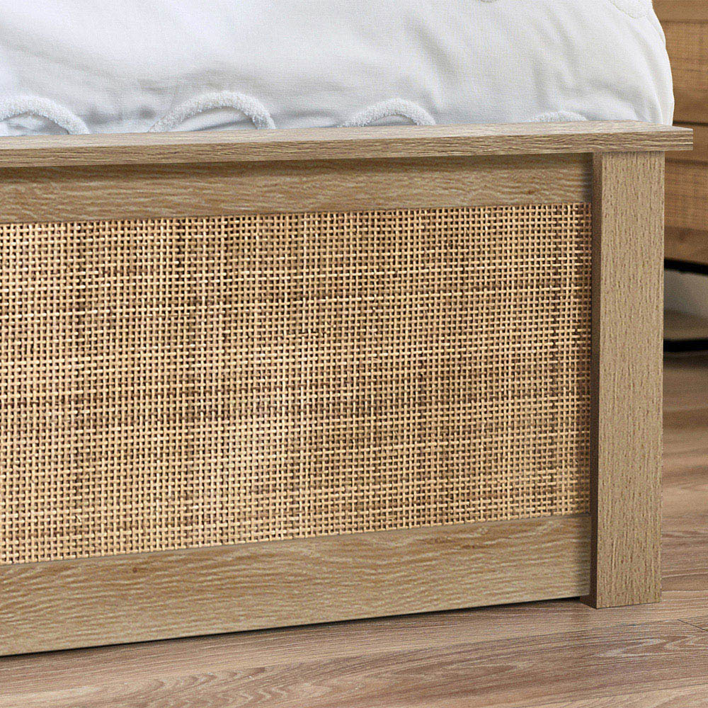 Julian Bowen Padstow Ottoman King Size Oak Bed Frame Image 7
