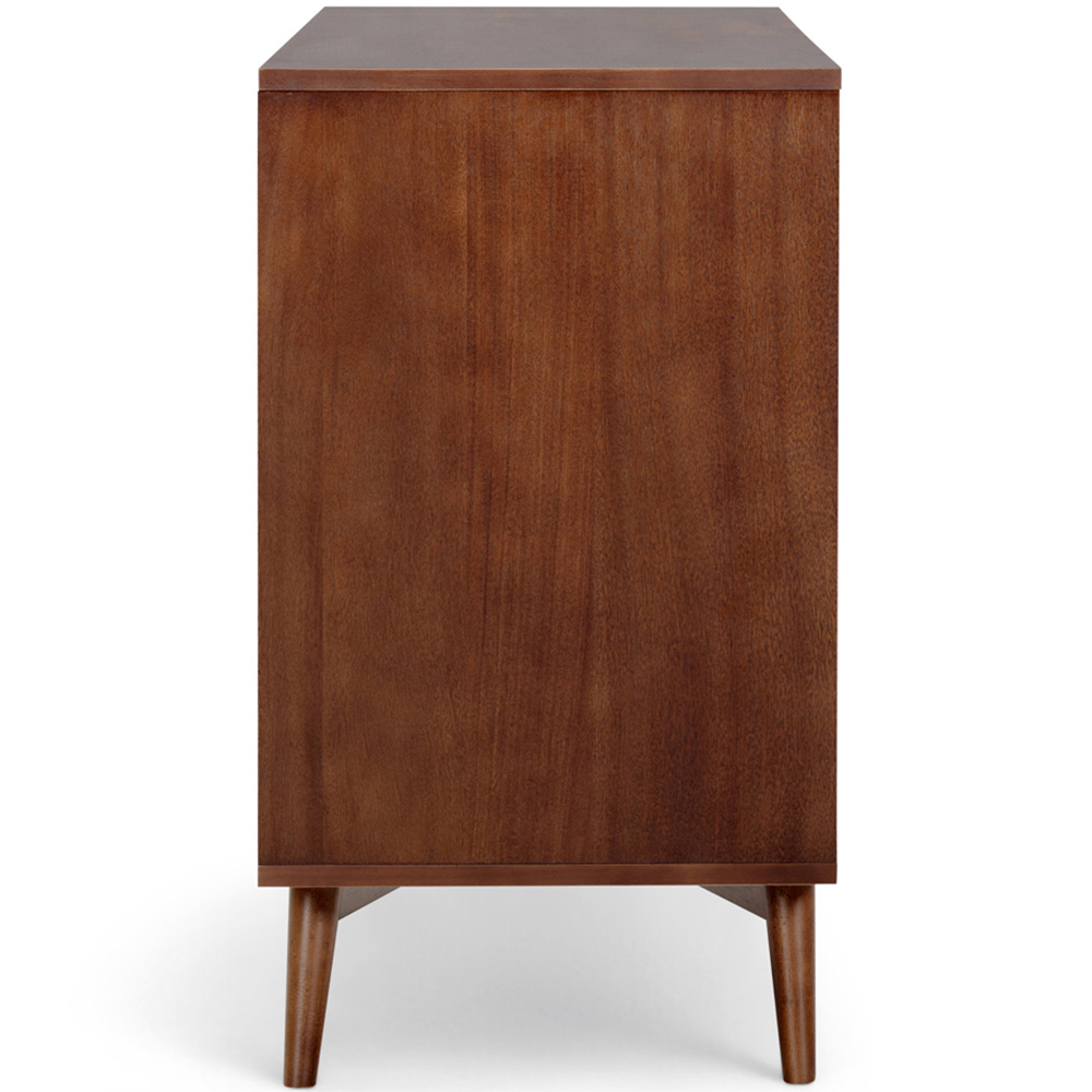 Teamson Home Tremolo 2 Door 3 Drawer Walnut Sideboard Image 4