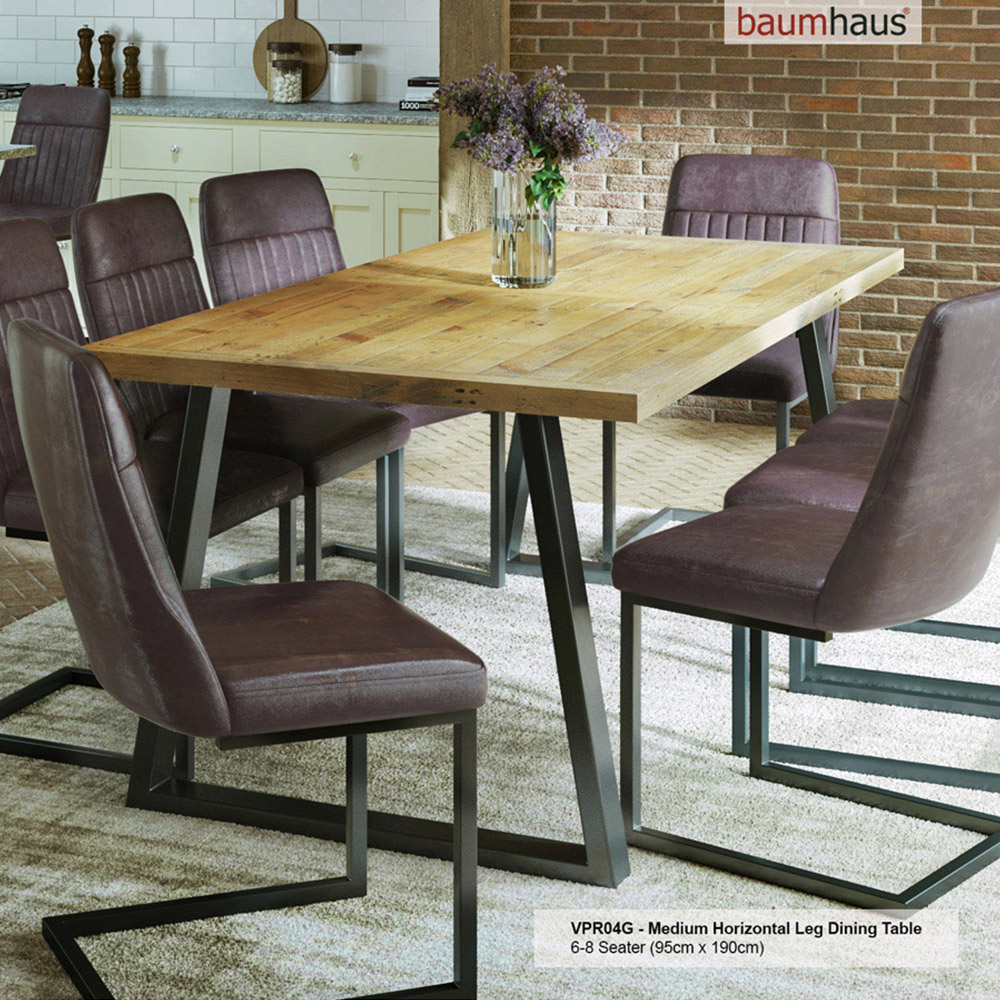 Baumhaus Urban Elegance 8 Seater Reclaimed Table Image 2