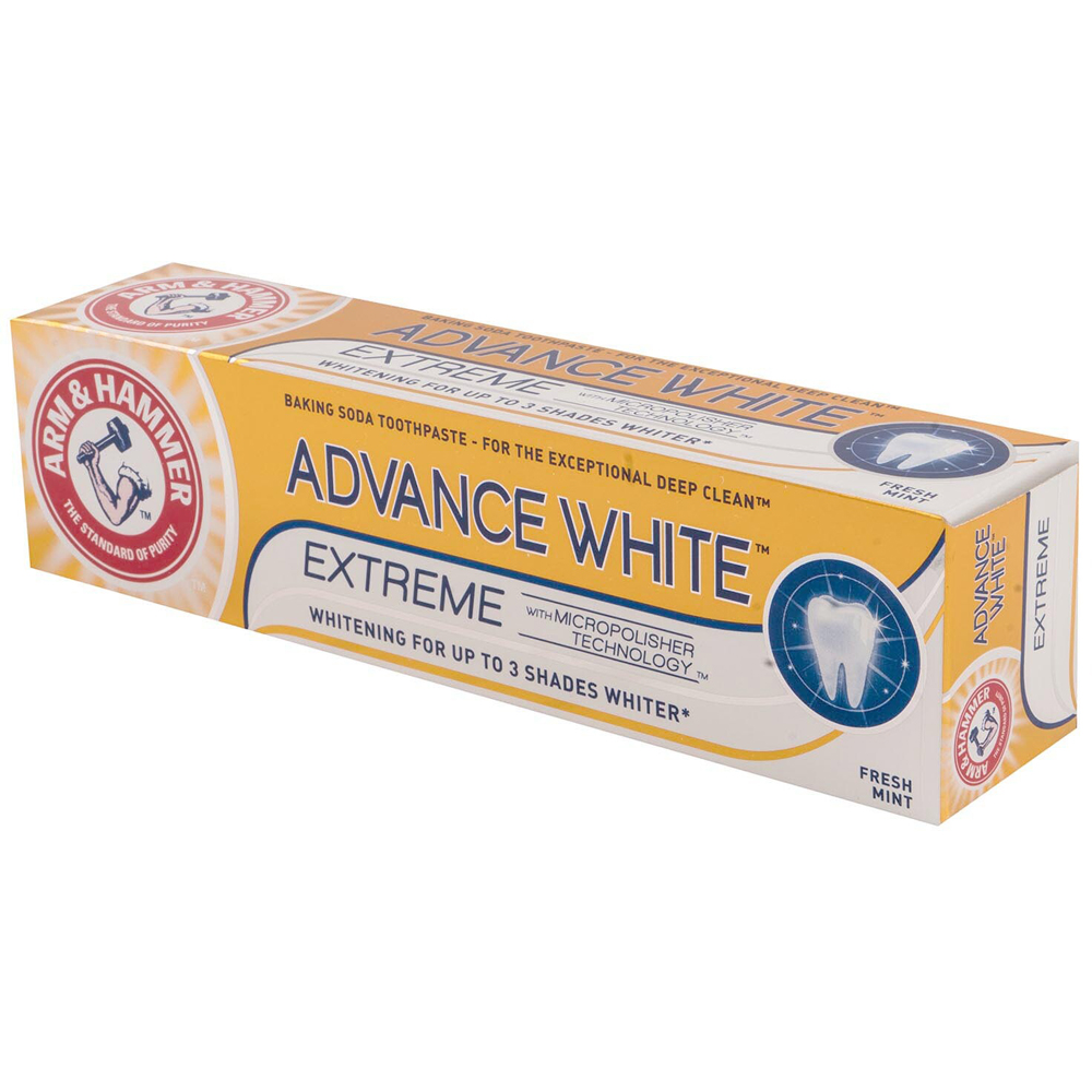 Arm & Hammer Advance White Extreme Micropolisher Technology Fresh Mint Toothpaste 75ml Image 1