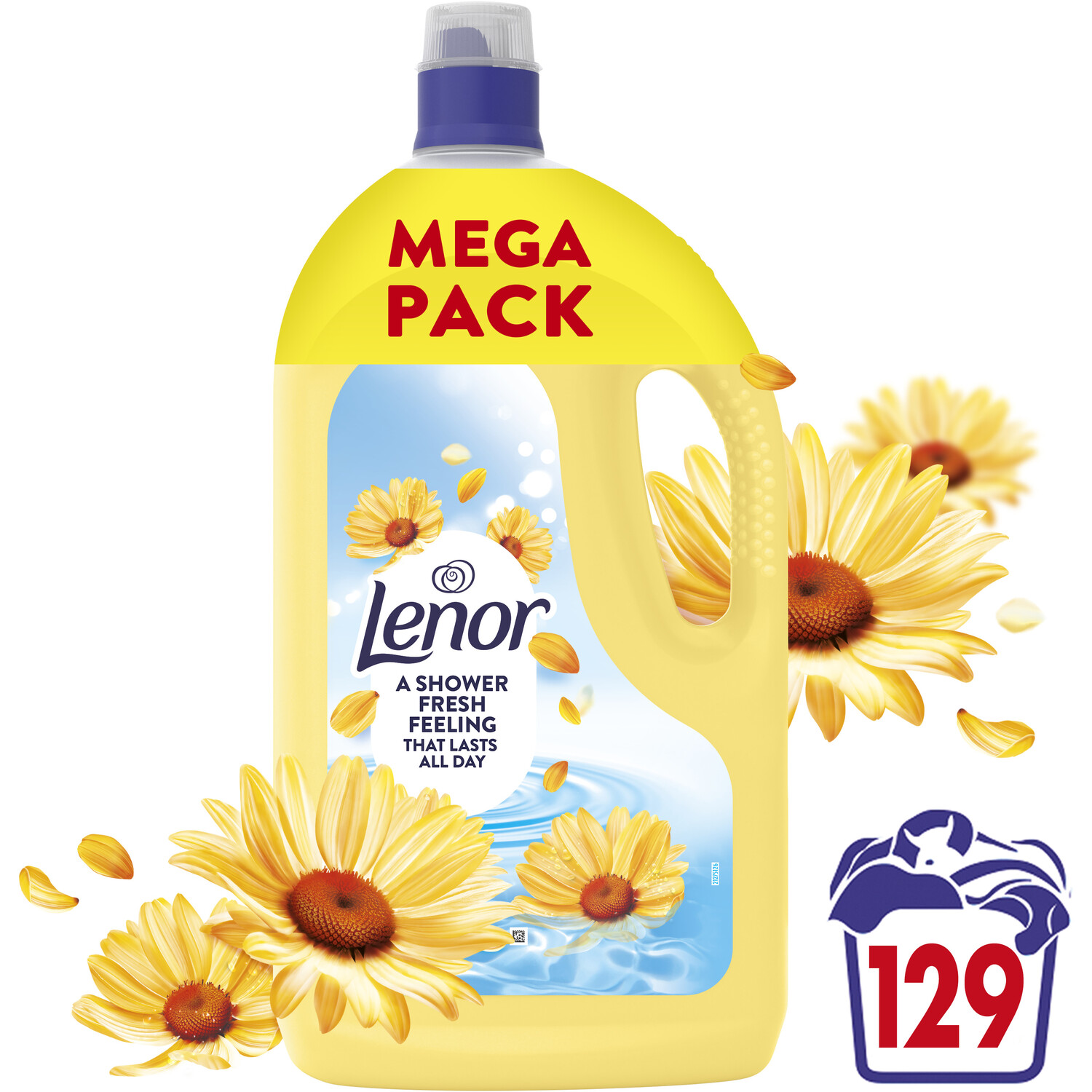 Lenor Shower Fresh Fabric Conditioner Summer Breeze 129w Image 3