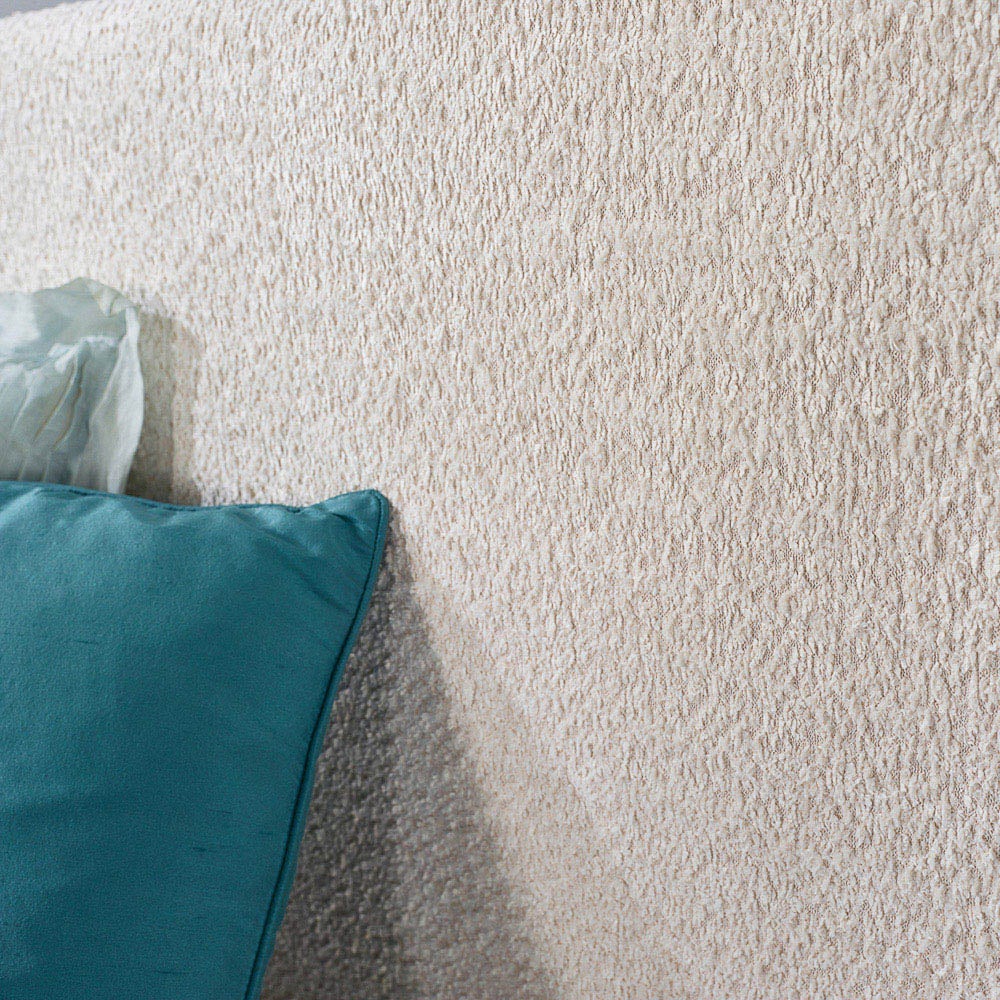 Aspire Single Cream Boucle Upholstered Garland Ottoman Bed Frame Image 4