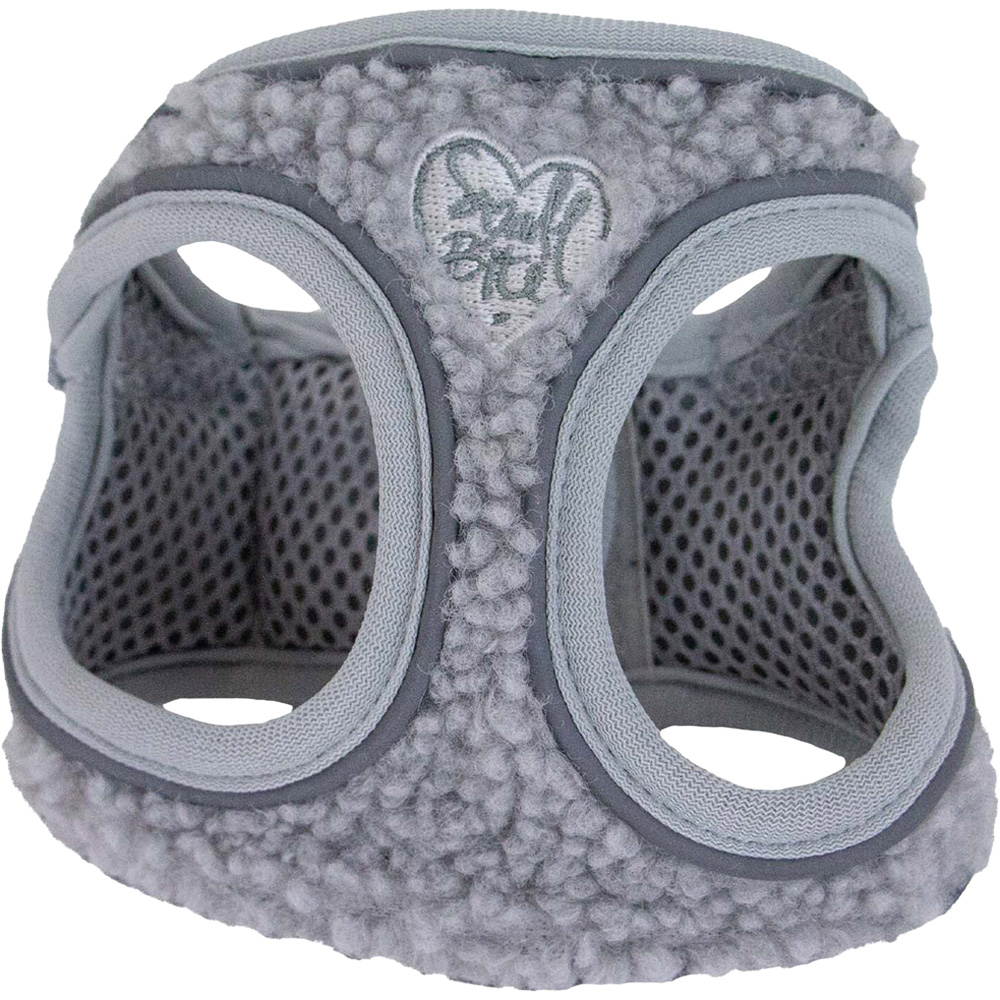 Small Bite Teddy Bear Harness Pebble Grey XXS Image 1