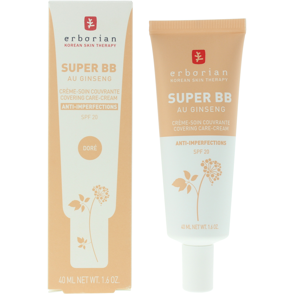 Erborian Super BB AU Ginseng Anti Imperfections Dore Covering Cream SPF20 40ml Image 2