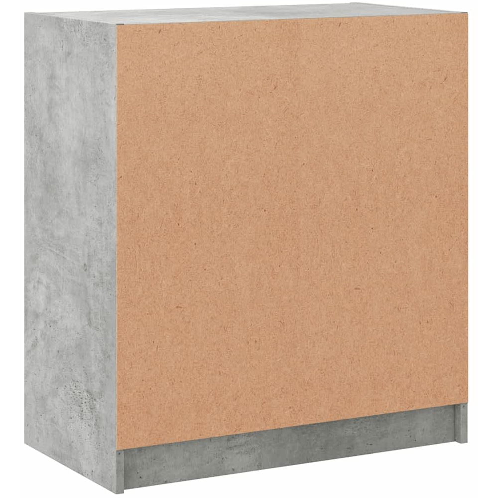 vidaXL 4 Door Concrete Grey Side Cabinet Image 7