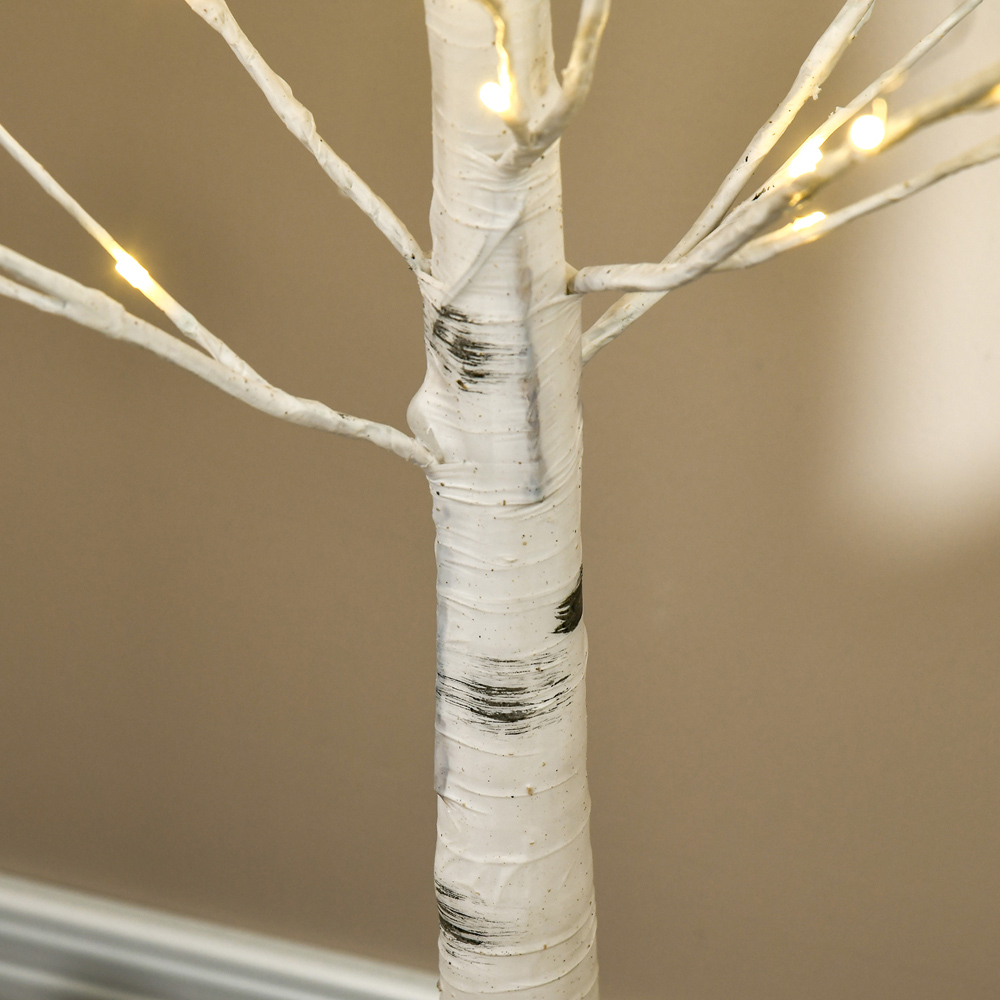 Everglow Pre-Lit Artificial Birch Tree 4ft Image 3