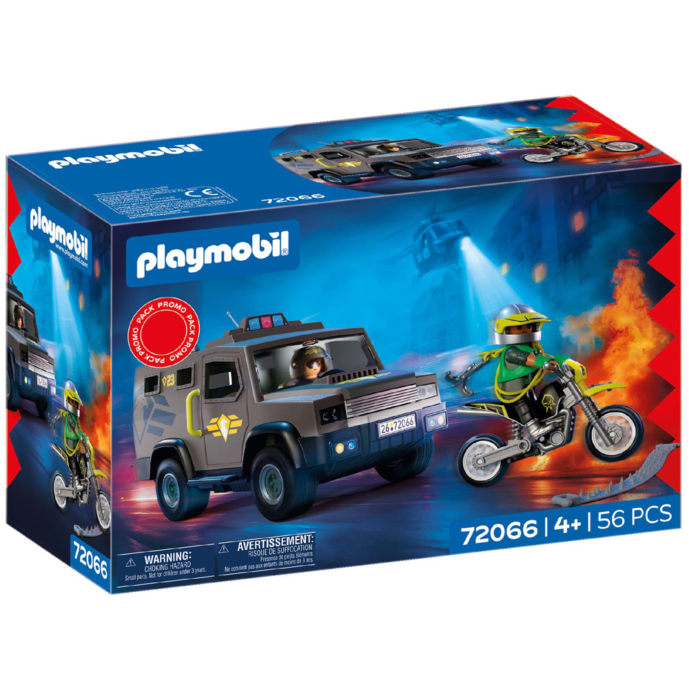 Playmobil SWAT Police Truck Playset Image 1