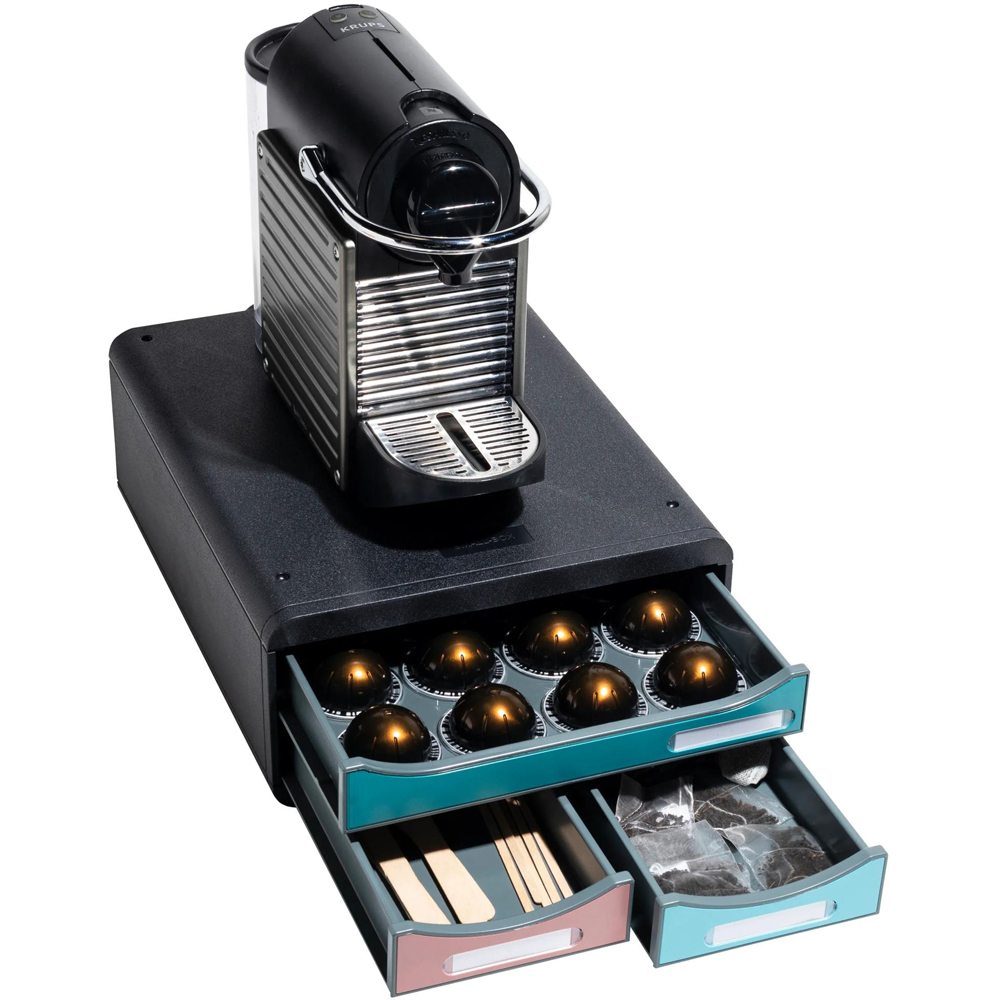 Exacompta Skandi 3 Drawer Multicolour Small Storage Box Image 5