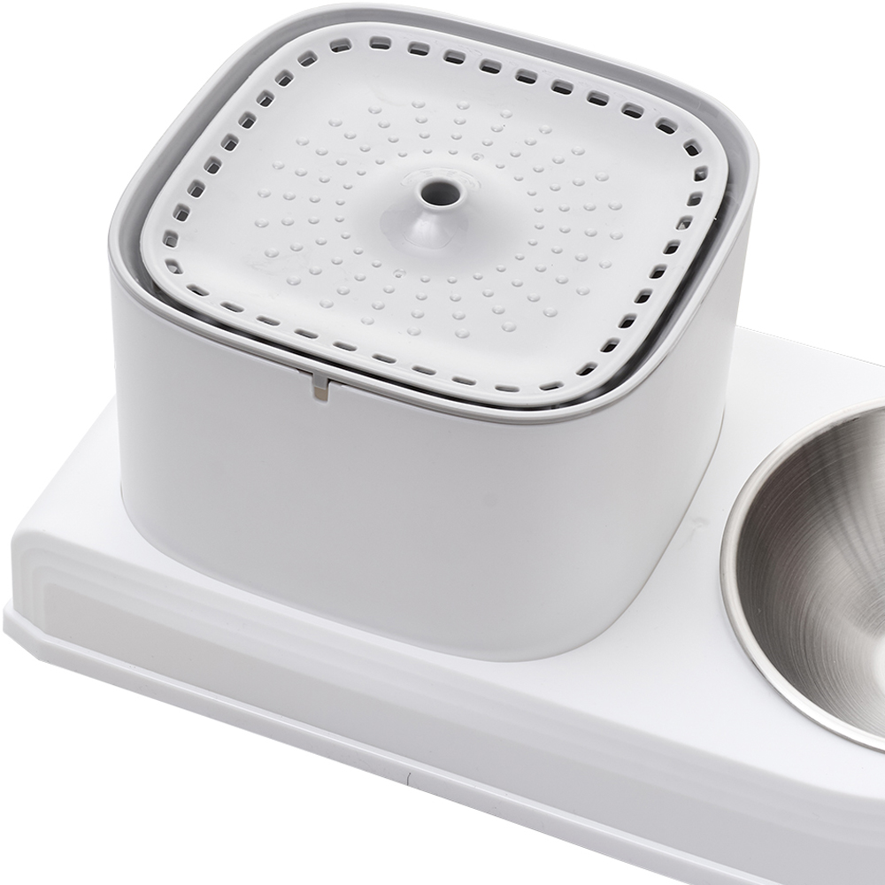 H&O Direct Grey 2 in 1 Automatic Pet Feeder and Water Dispenser 3L Image 3