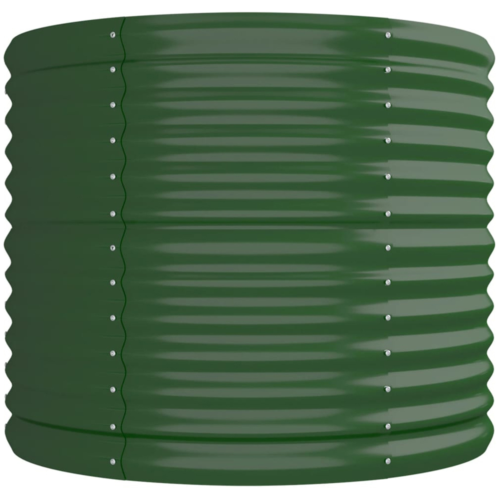 vidaXL Green Galvanised Steel Raised Garden Bed 68 x 296 x 80cm Image 3