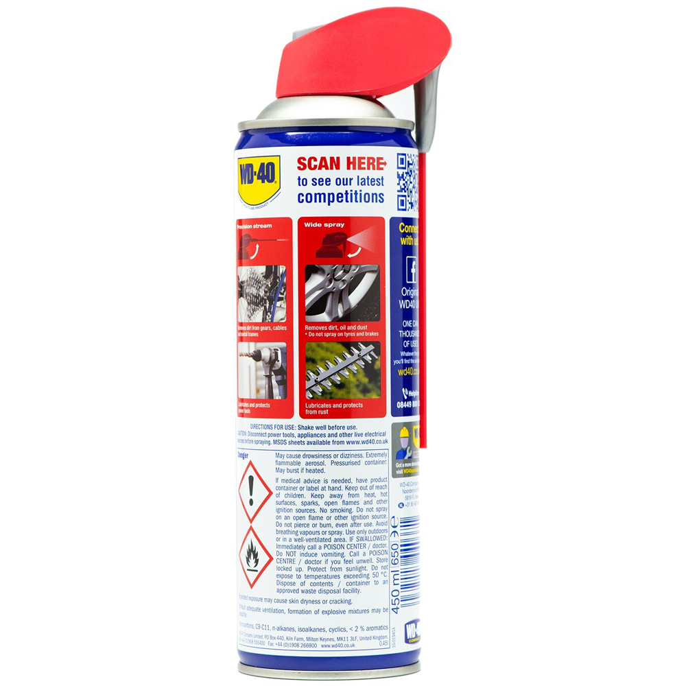 WD-40 Multi-Use Lubricant Smart Straw Spray 450ml Image 2