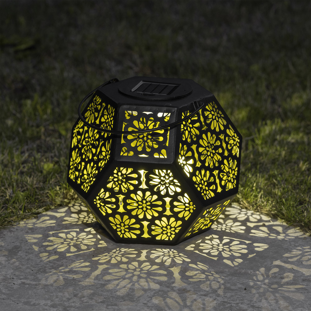 wilko Diamond Shaped Solar Hanging Lantern Image 8
