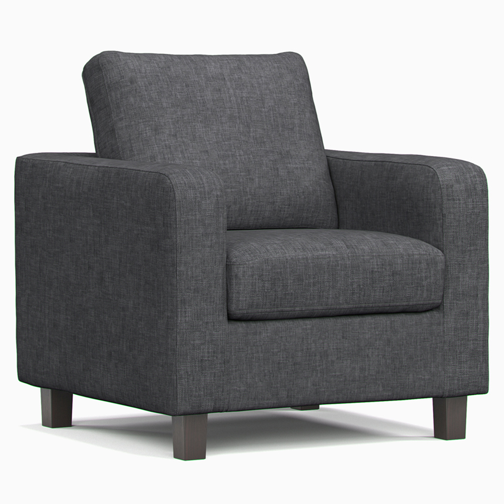 York 5 Seater Grey Turin Sofa Suite Image 4