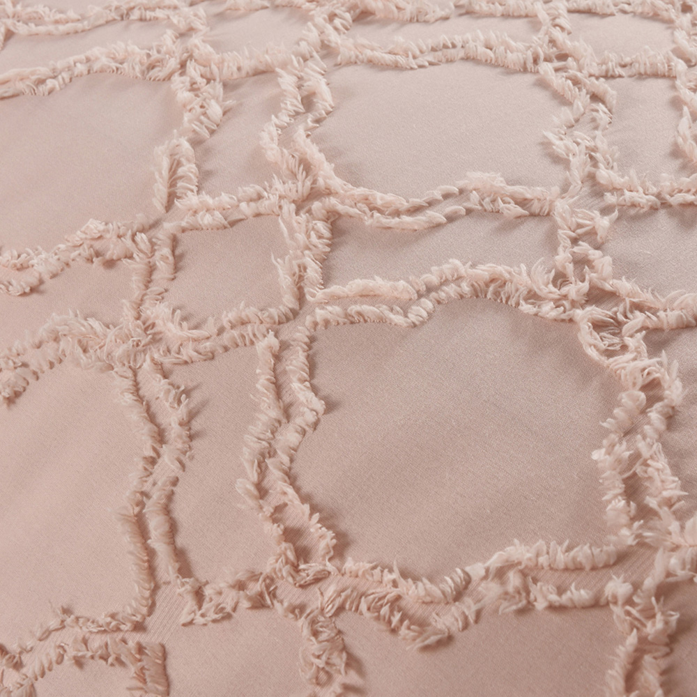 Intimates Ophelia King Size Tufted Blush Duvet Set Image 3