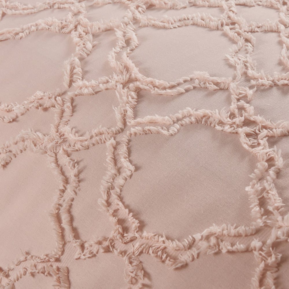 Intimates Ophelia Double Tufted Blush Duvet Set Image 3