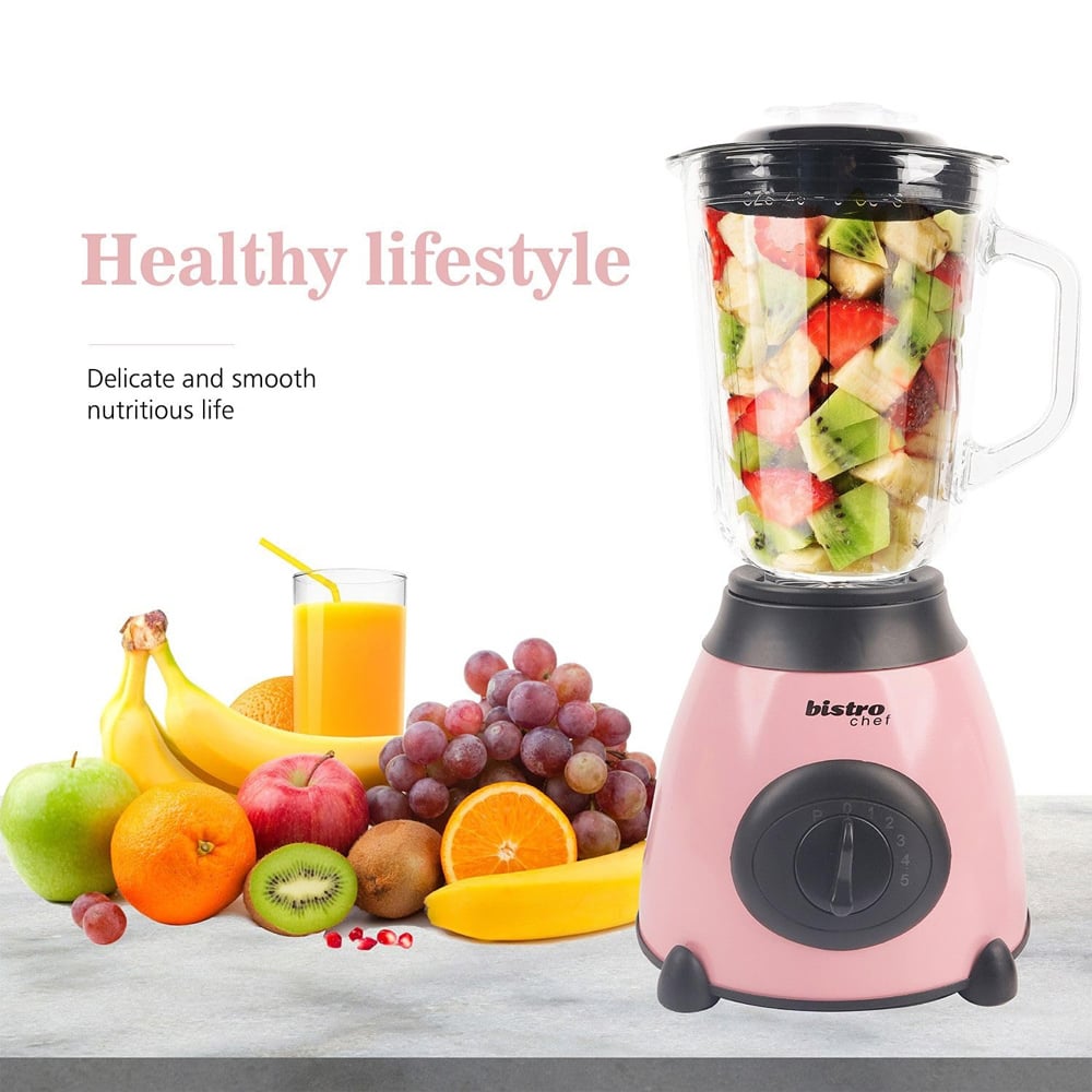 Alivio Bistro Chef 2-in-1 Pink Mixer Blender 850W Image 9