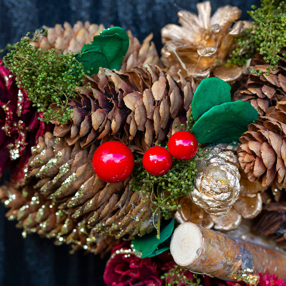 YouGarden Three Kings Star Wreath 35cm Image 4