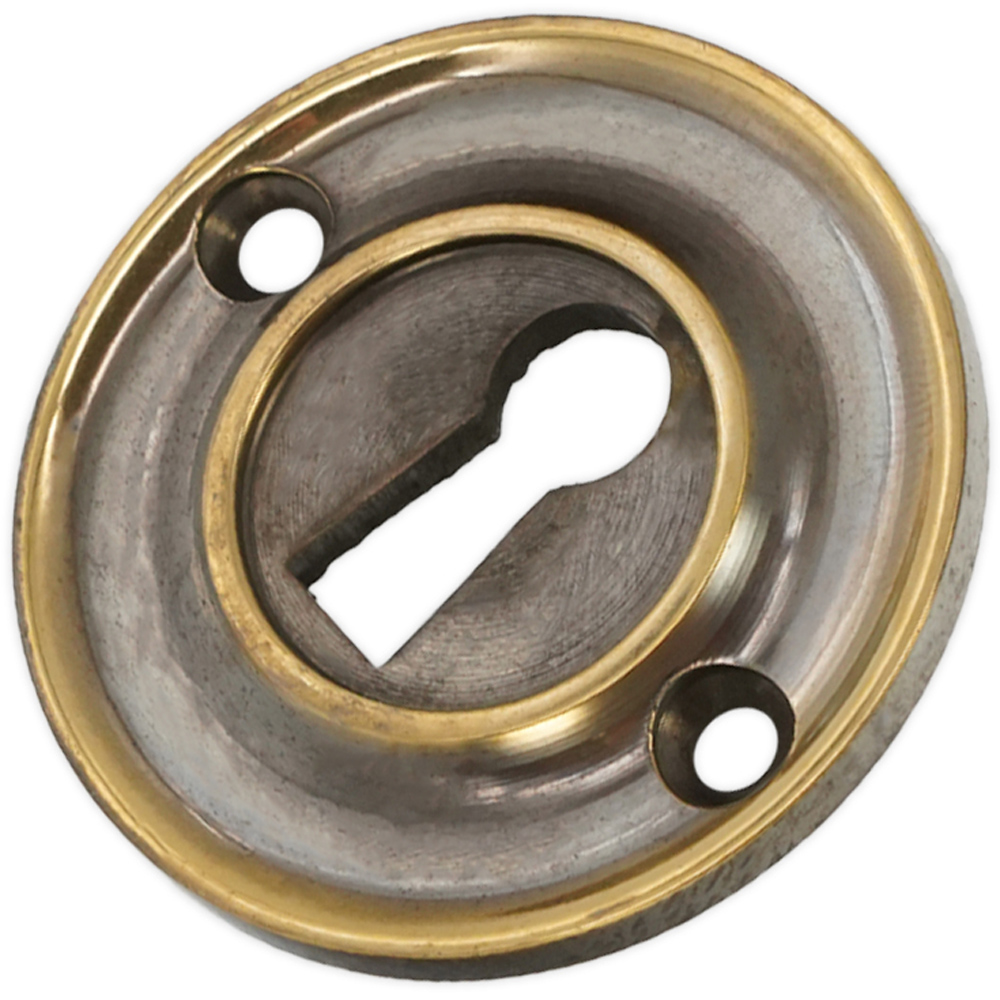 Spira Brass Slimline Standard Aged Brass Escutcheon Image 3