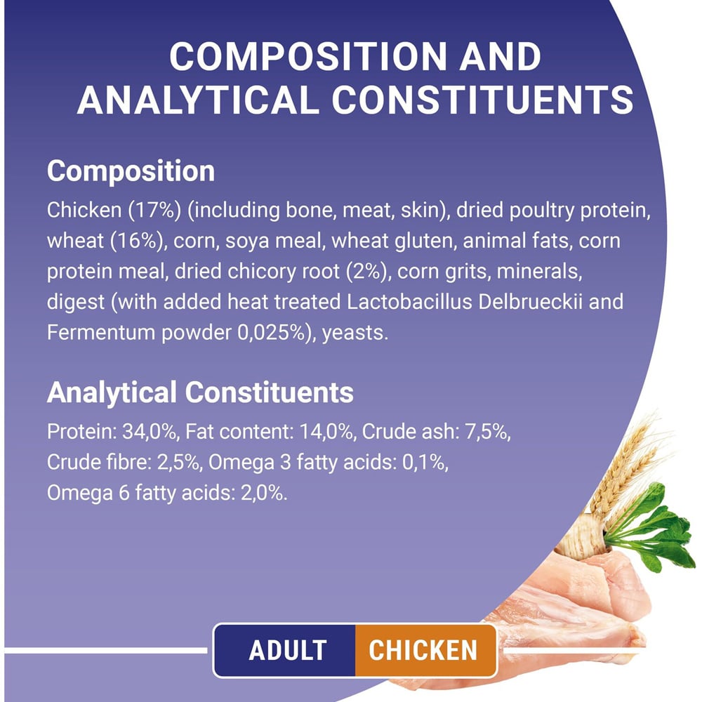 Purina ONE Chicken and Wholegrains Adult Dry Cat Food 3kg Image 5