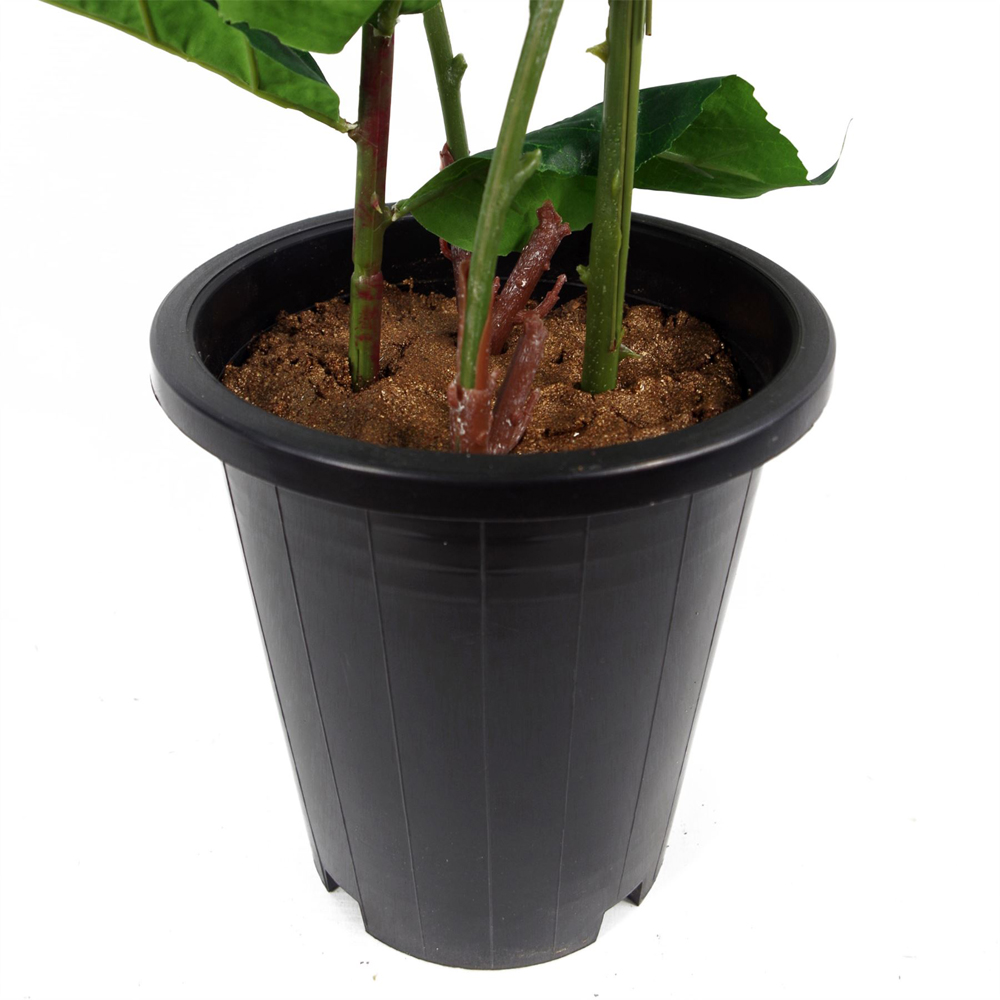 Leaf Blue Hydrangea Artificial Plant Pot with 200 Flowers 90cm Image 5